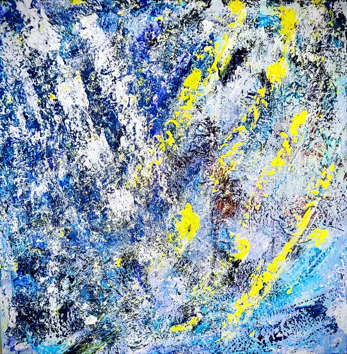 Easter Eggs, an original painting by Justin Heavey
