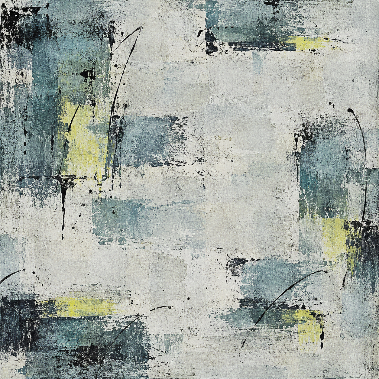 Low Tide Assembly, a quiet composition of scraped mineral forms and open space