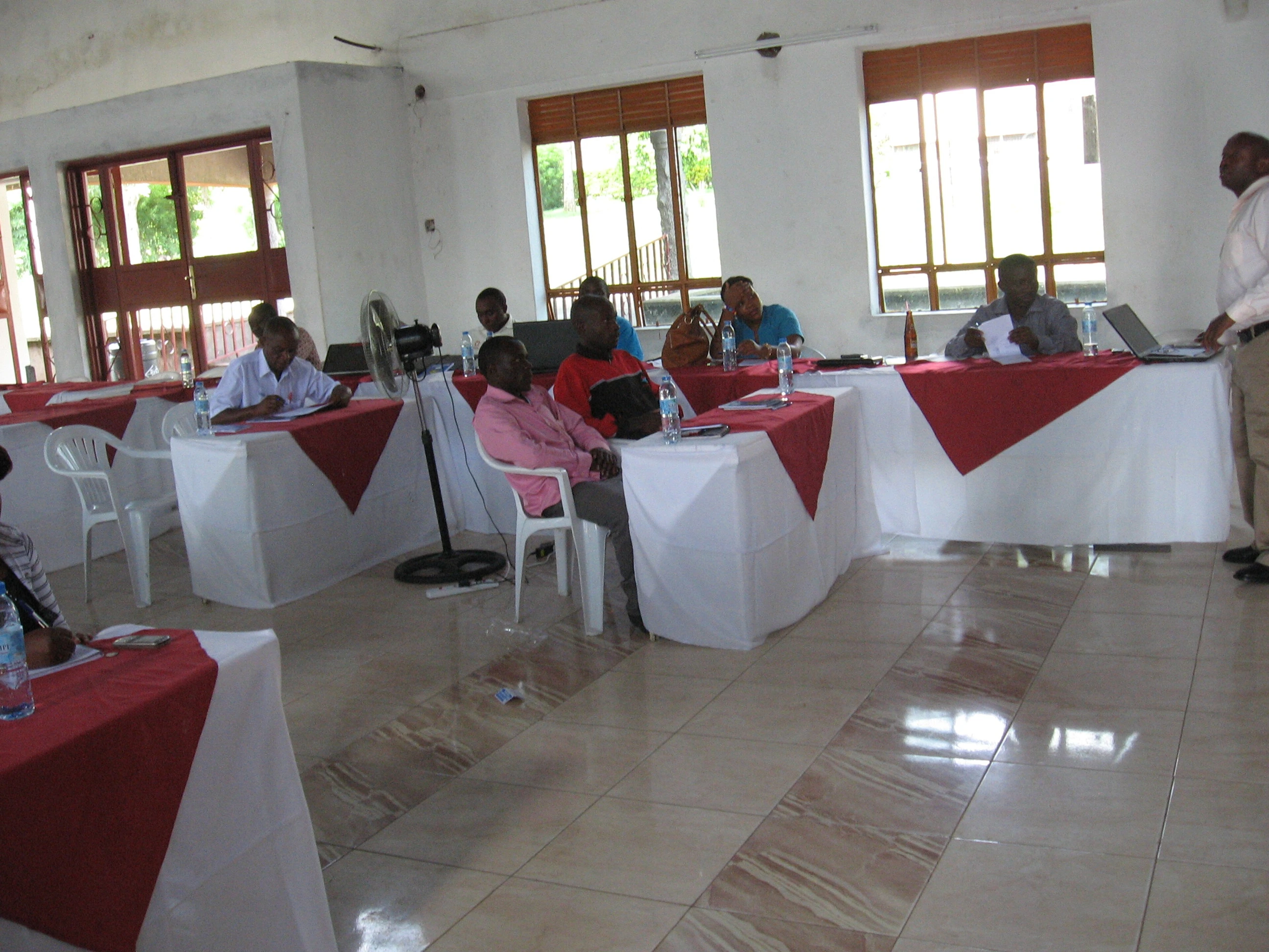 Education for sustainable development workshop in Kasese, Uganda; illustrative stock photograph