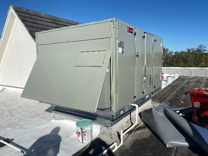 Supporting image: HVAC equipment documented in an ASHRAE Level 2 energy audit